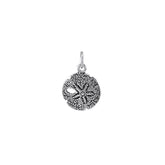 Sand Dollar Sterling Silver Charm TC216 - DiveSilver Jewelry